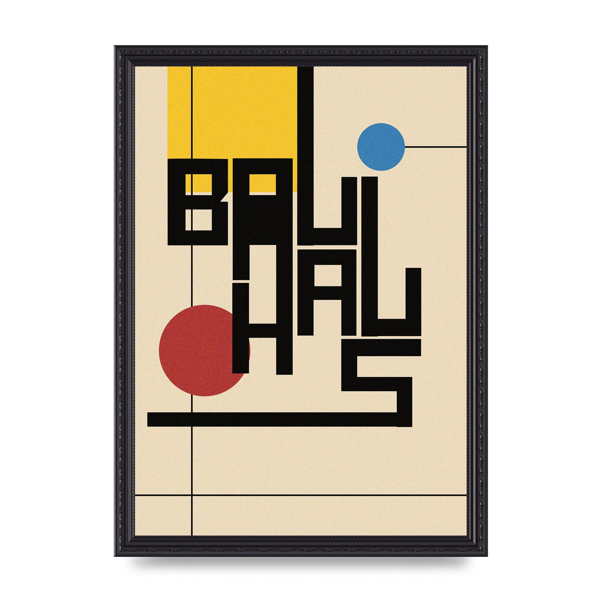 Bauhaus Style Art For The Home - A3 framed