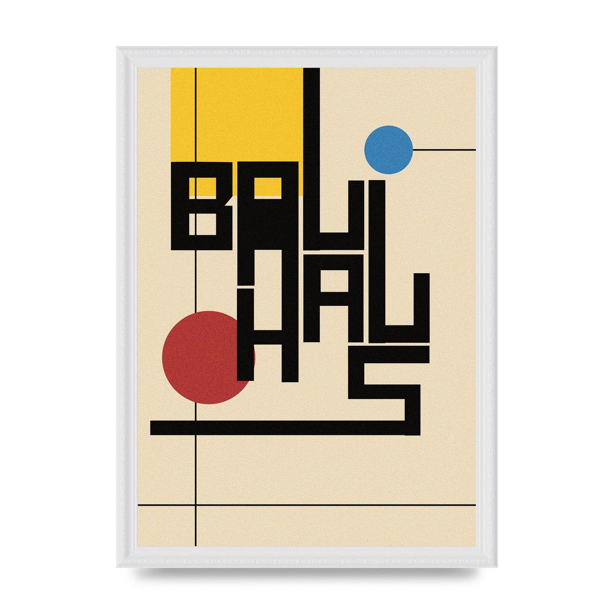 Bauhaus Style Art For The Home - A3 framed