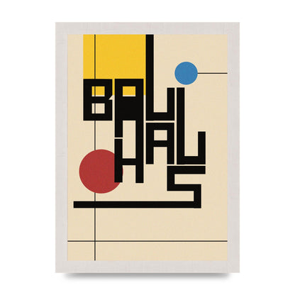 Bauhaus Style Art For The Home - A4 framed