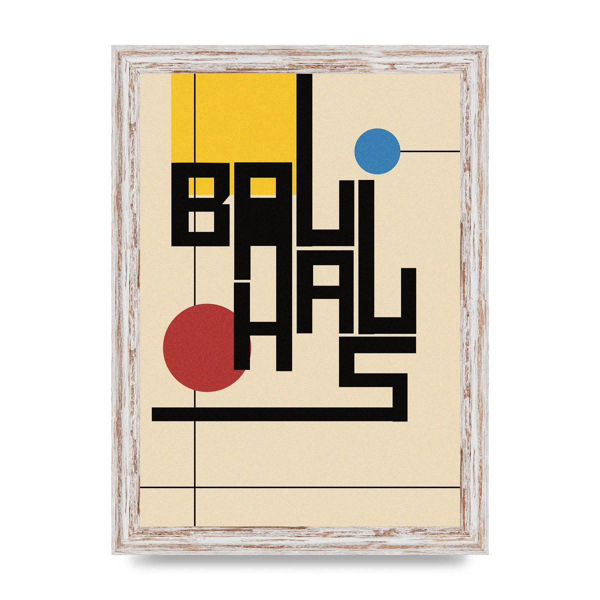 Bauhaus Style Art For The Home - A4 framed