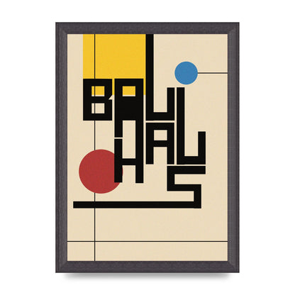 Bauhaus Style Art For The Home - A4 framed