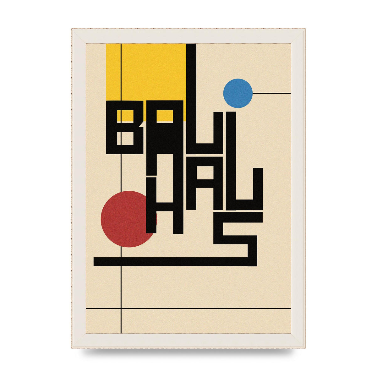 Bauhaus Style Art For The Home - A4 framed