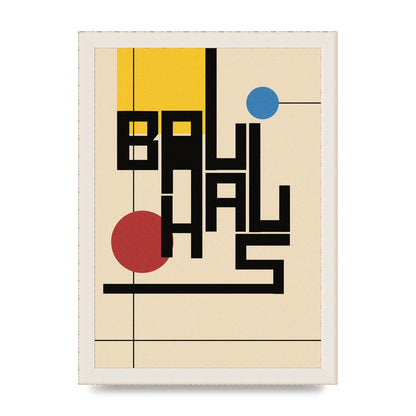 Bauhaus Style Art For The Home - A4 framed