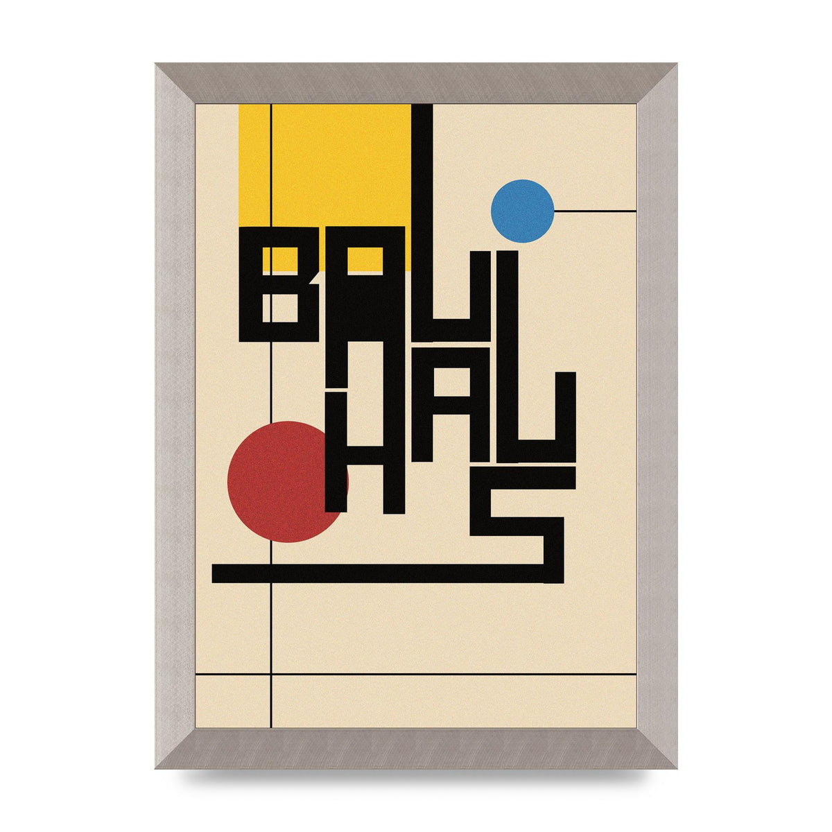 Bauhaus Style Art For The Home - A4 framed
