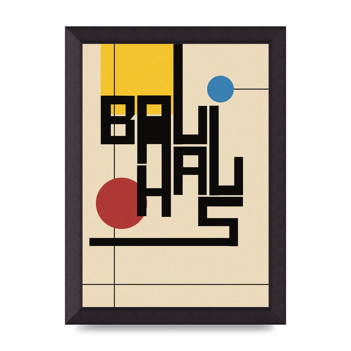 Bauhaus Style Art For The Home - A4 framed