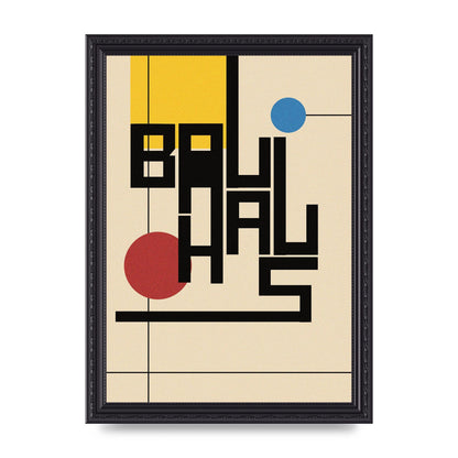 Bauhaus Style Art For The Home - A4 framed
