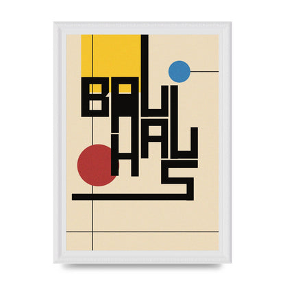 Bauhaus Style Art For The Home - A4 framed
