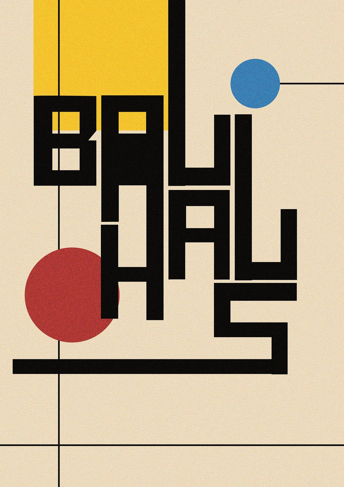 Bauhaus Style Art For The Home - detail