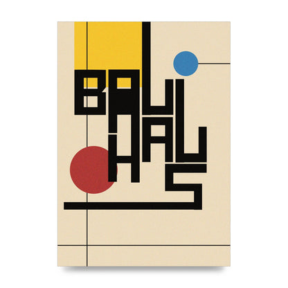 Bauhaus Style Art For The Home - unframed print