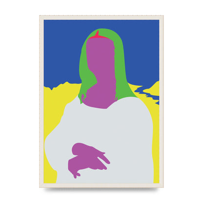 Painting Recreation Mona Lisa Illustrative Art For The Home - A2 framed