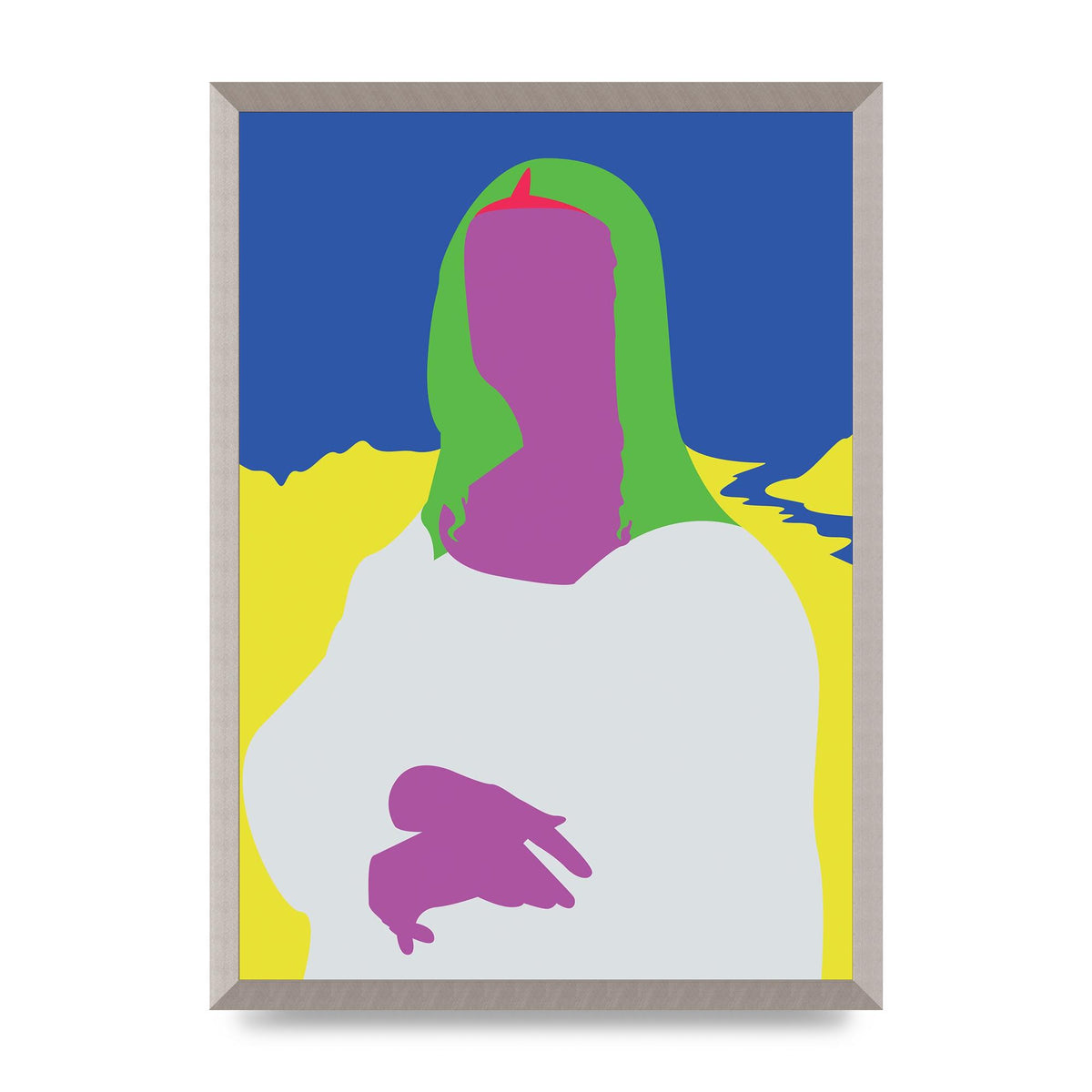 Painting Recreation Mona Lisa Illustrative Art For The Home - A2 framed