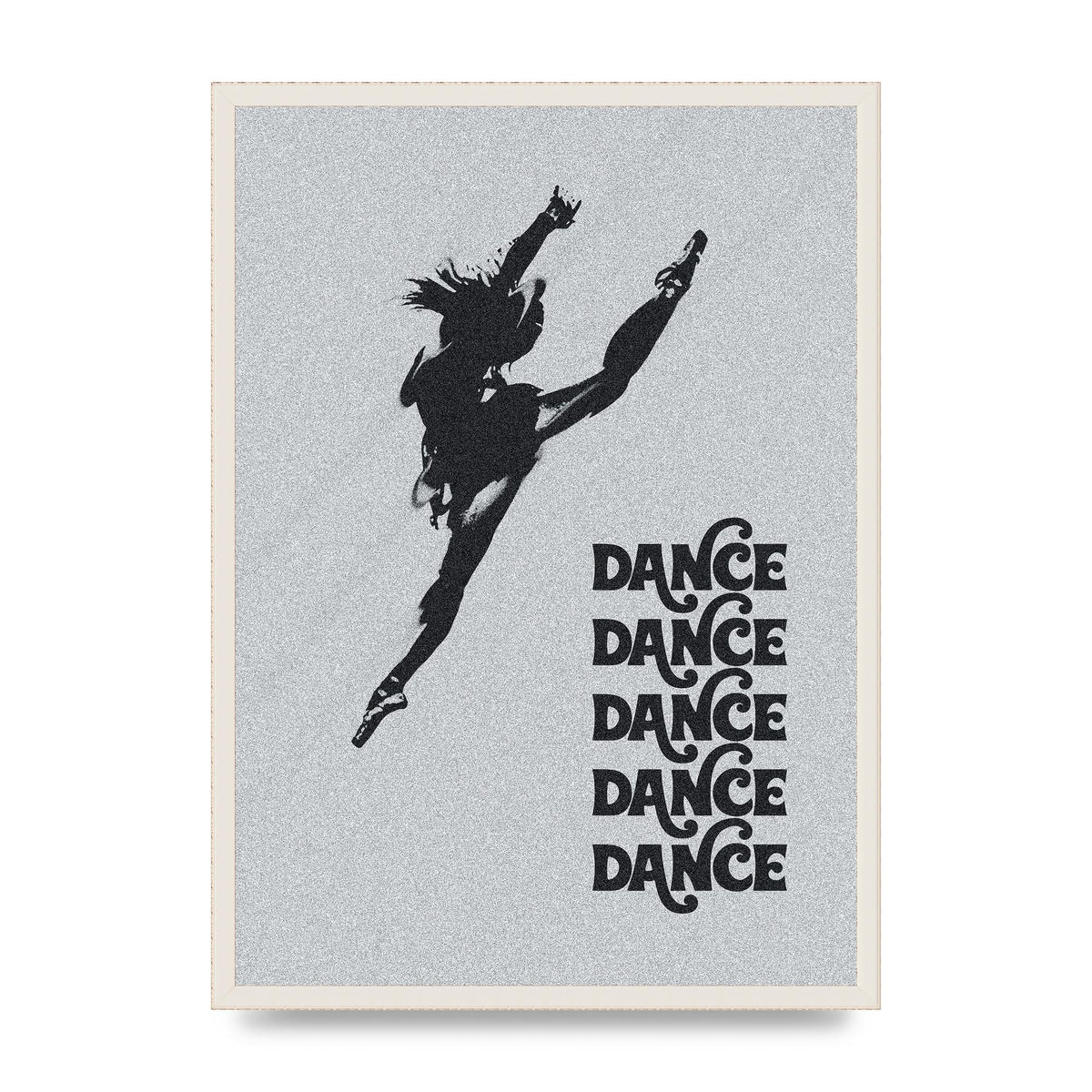 Dance Dance Dance Black White Art For The Home - A2 framed