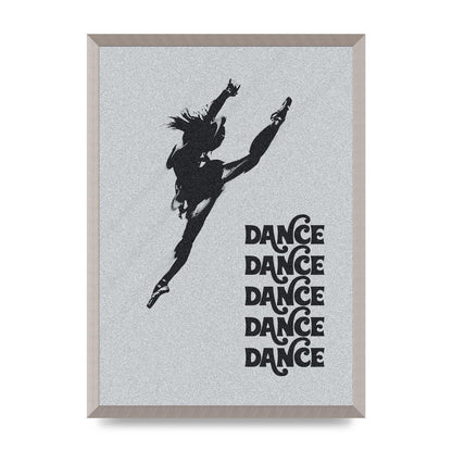 Dance Dance Dance Black White Art For The Home - A2 framed