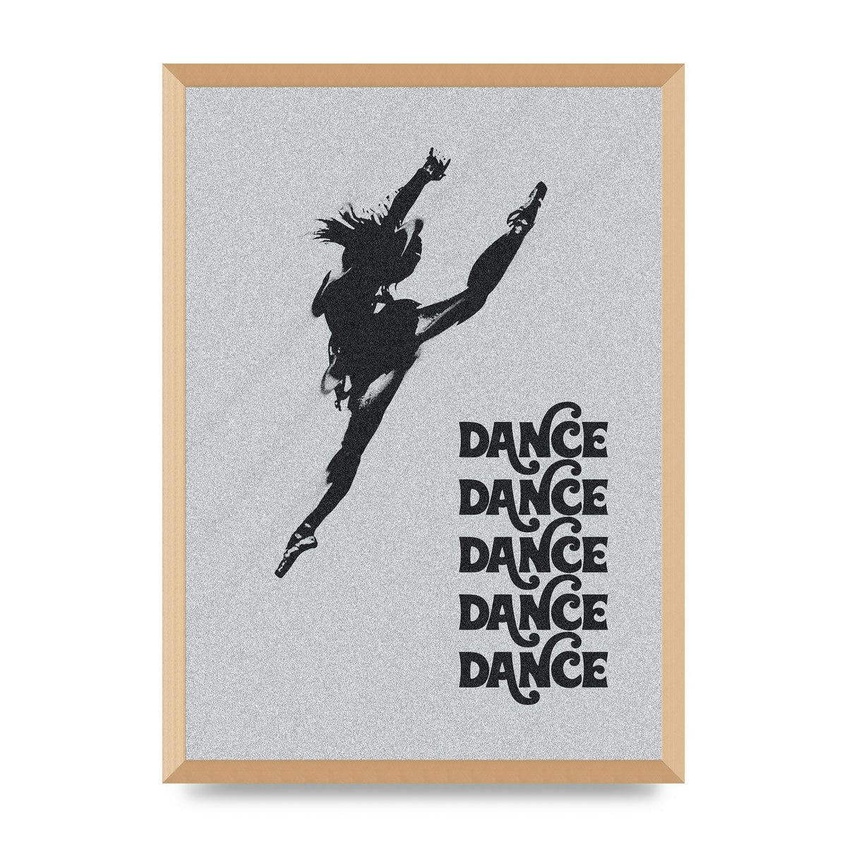 Dance Dance Dance Black White Art For The Home - A2 framed
