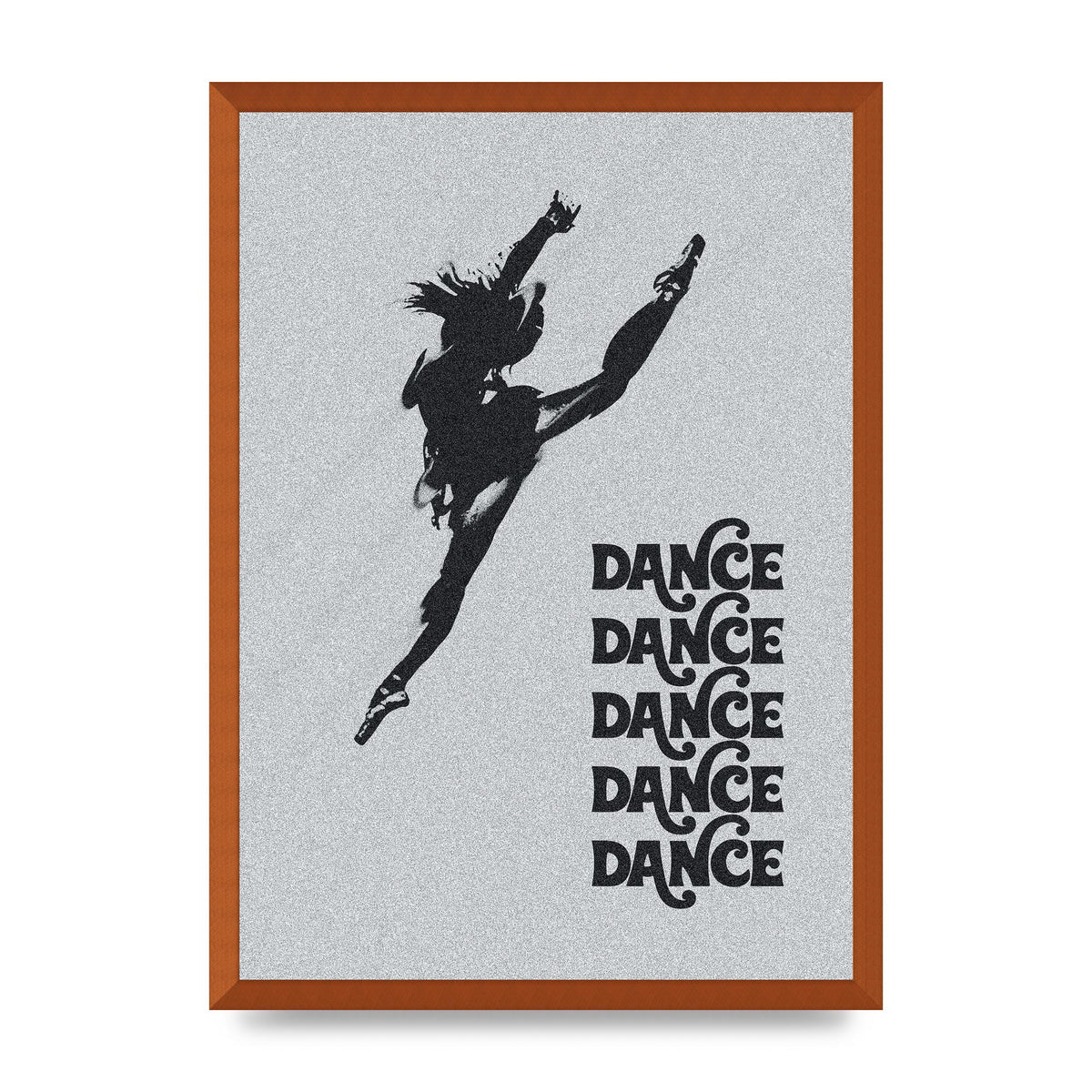 Dance Dance Dance Black White Art For The Home - A2 framed