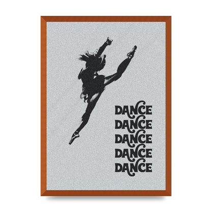 Dance Dance Dance Black White Art For The Home - A2 framed