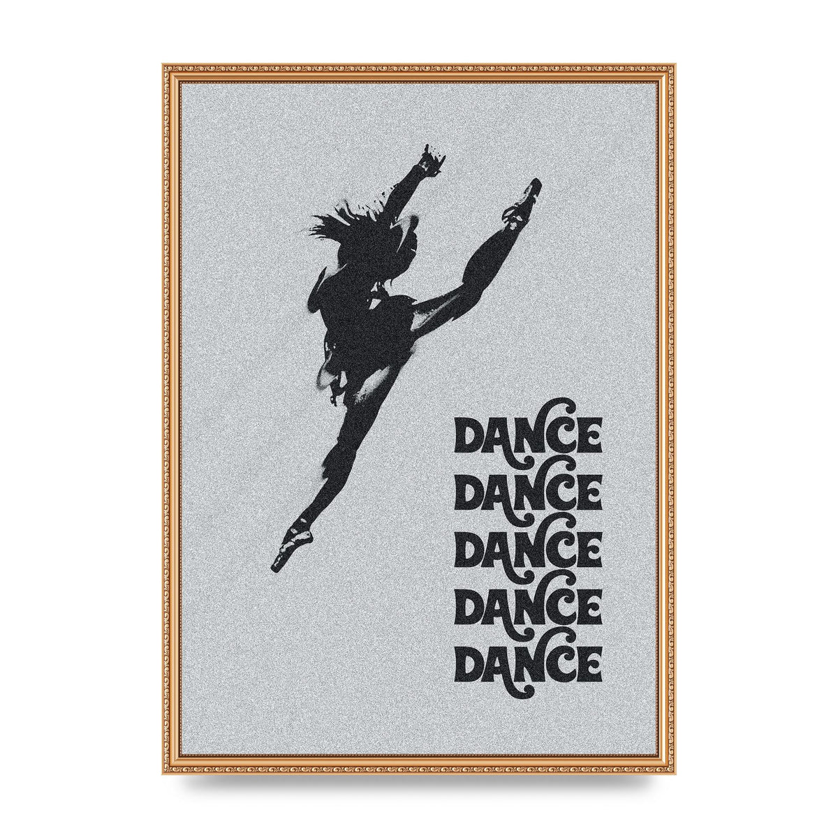 Dance Dance Dance Black White Art For The Home - A2 framed