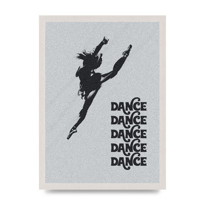Dance Dance Dance Black White Art For The Home - A3 framed