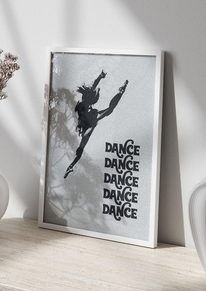 Dance Dance Dance Black White Art For The Home - living room 2