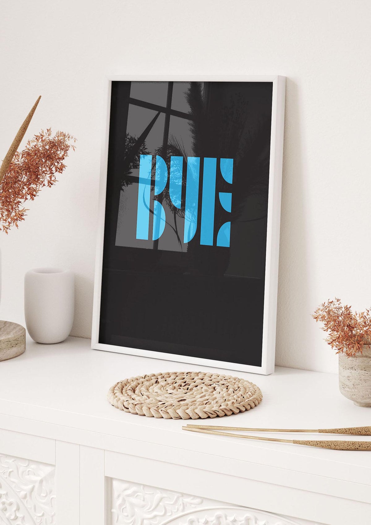 Bye Typographic" Wall Art - hall 1