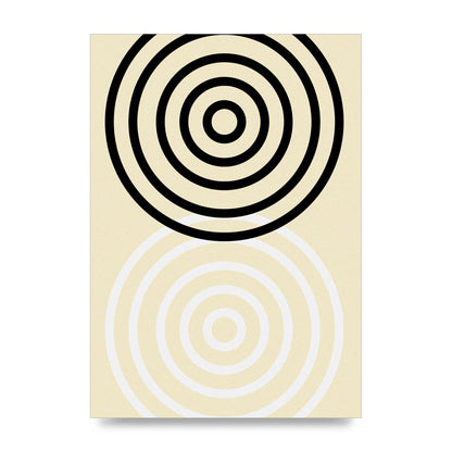 Abstract Circle Clean Wall Art - unframed print