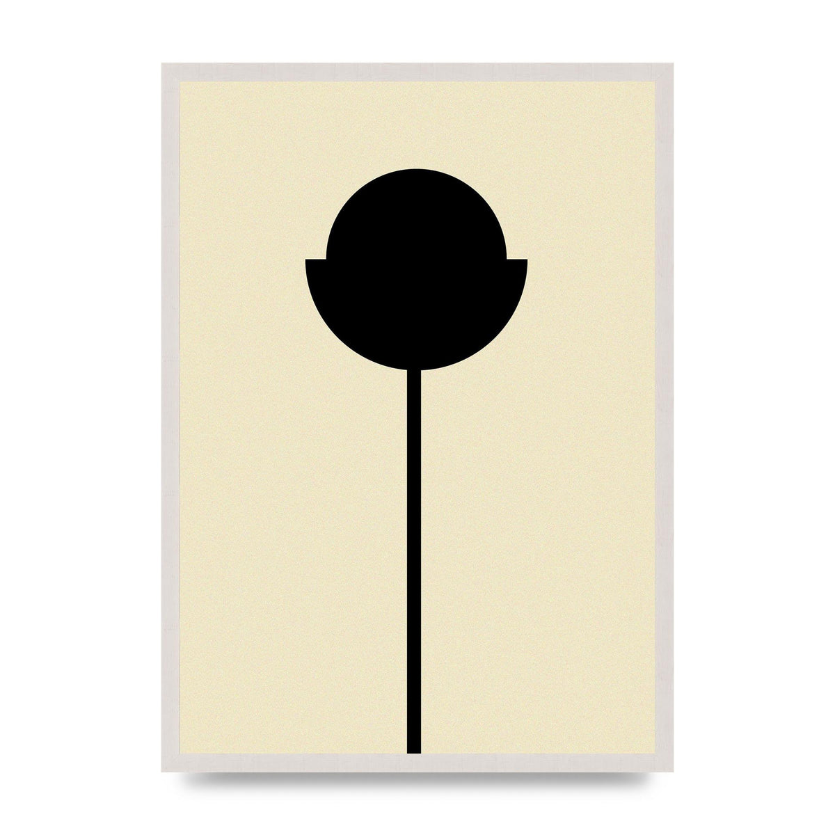 Abstract Flower Art For The Home - A2 framed