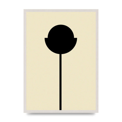 Abstract Flower Art For The Home - A2 framed