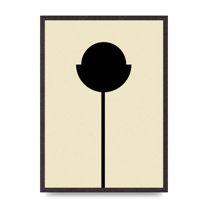 Abstract Flower Art For The Home - A2 framed
