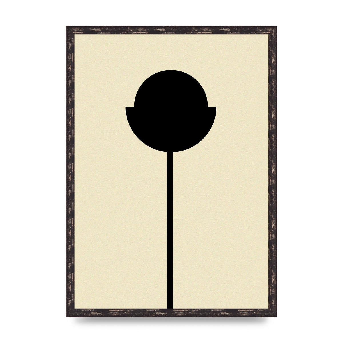 Abstract Flower Art For The Home - A2 framed