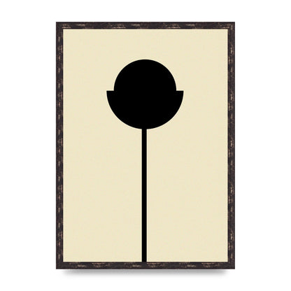 Abstract Flower Art For The Home - A2 framed