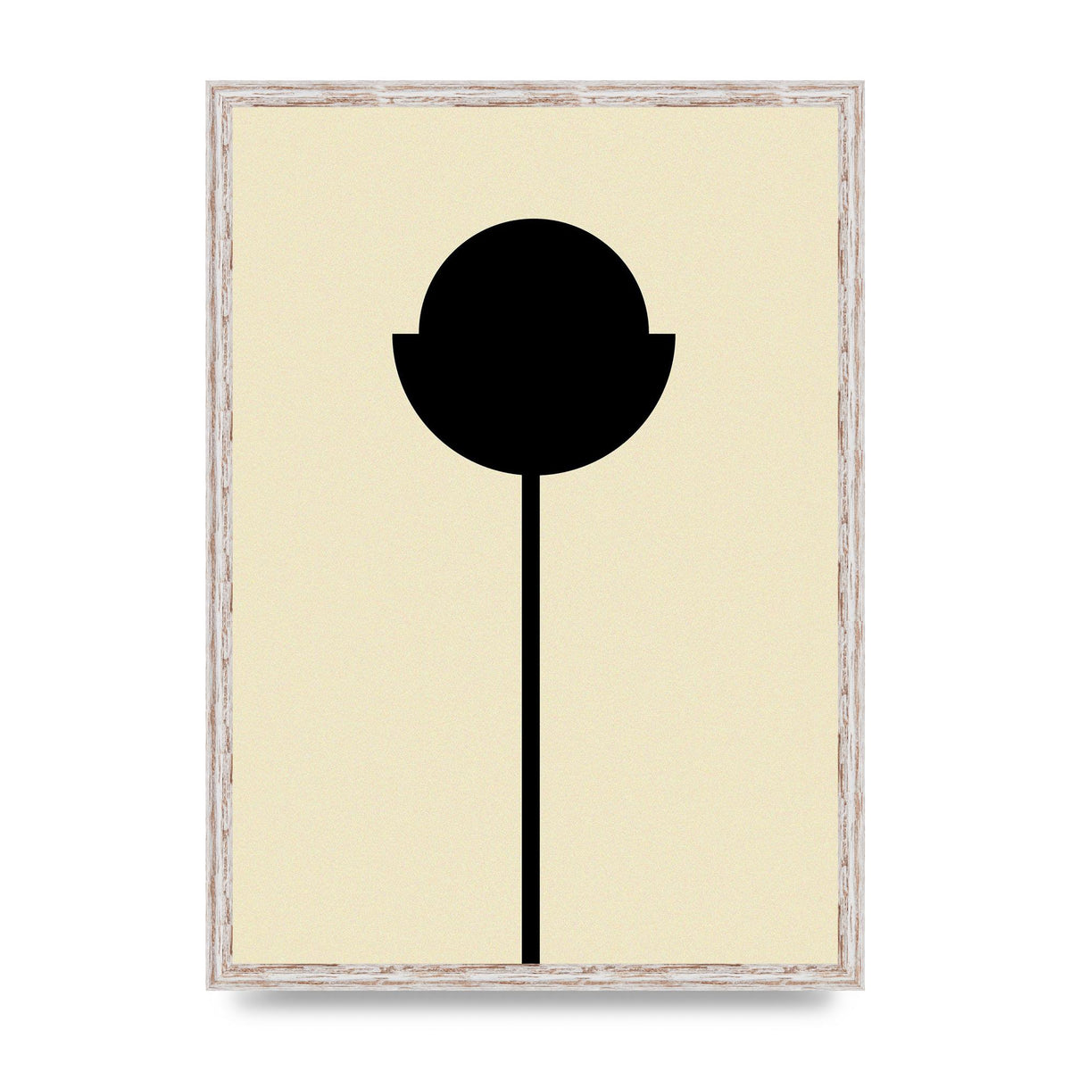Abstract Flower Art For The Home - A2 framed