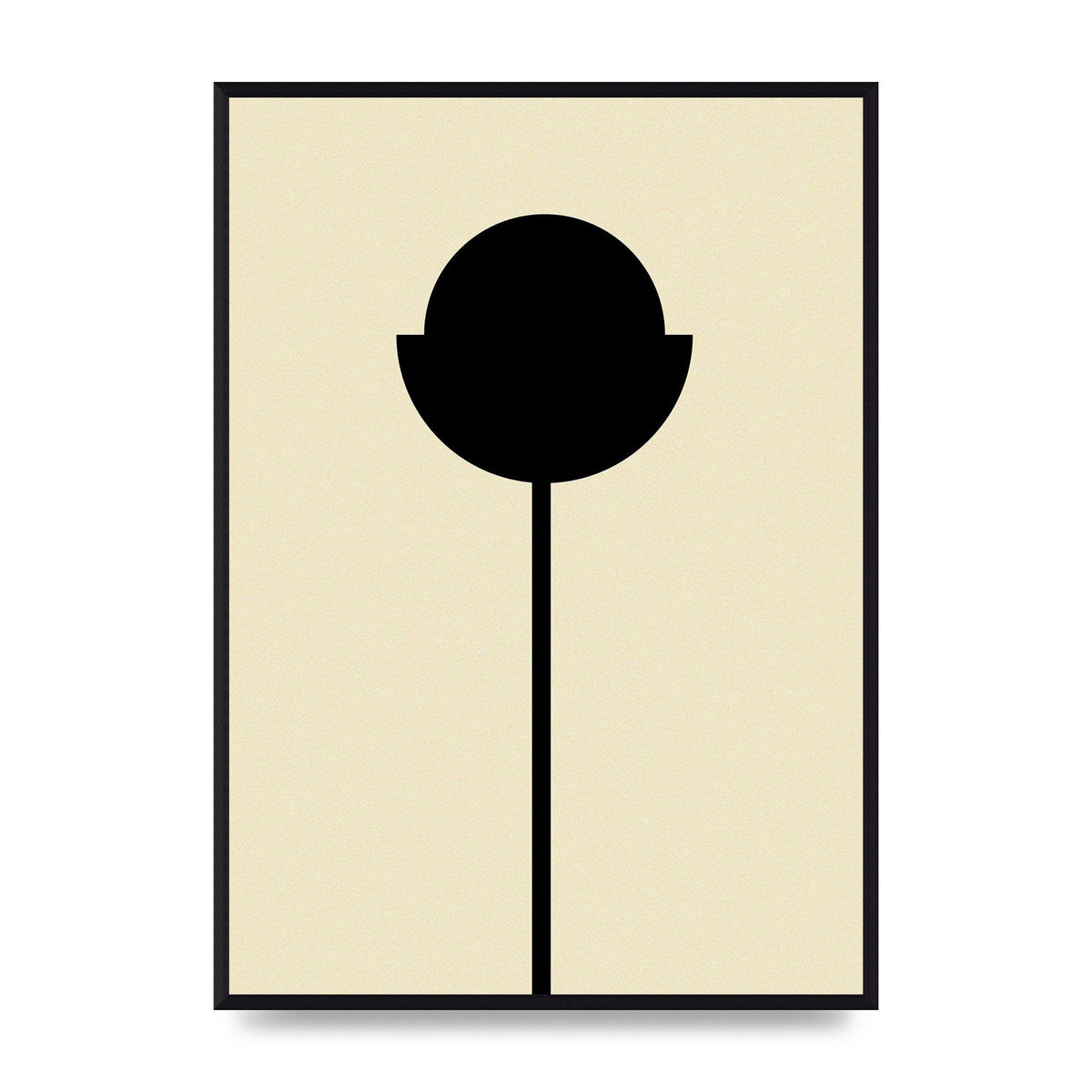 Abstract Flower Art For The Home - A2 framed