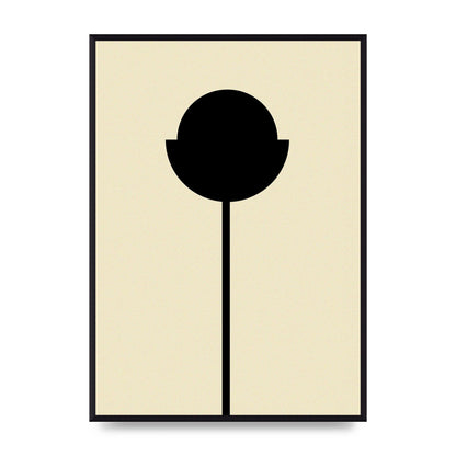 Abstract Flower Art For The Home - A2 framed