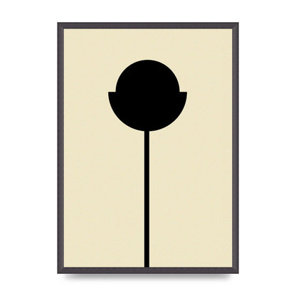 Abstract Flower Art For The Home - A2 framed