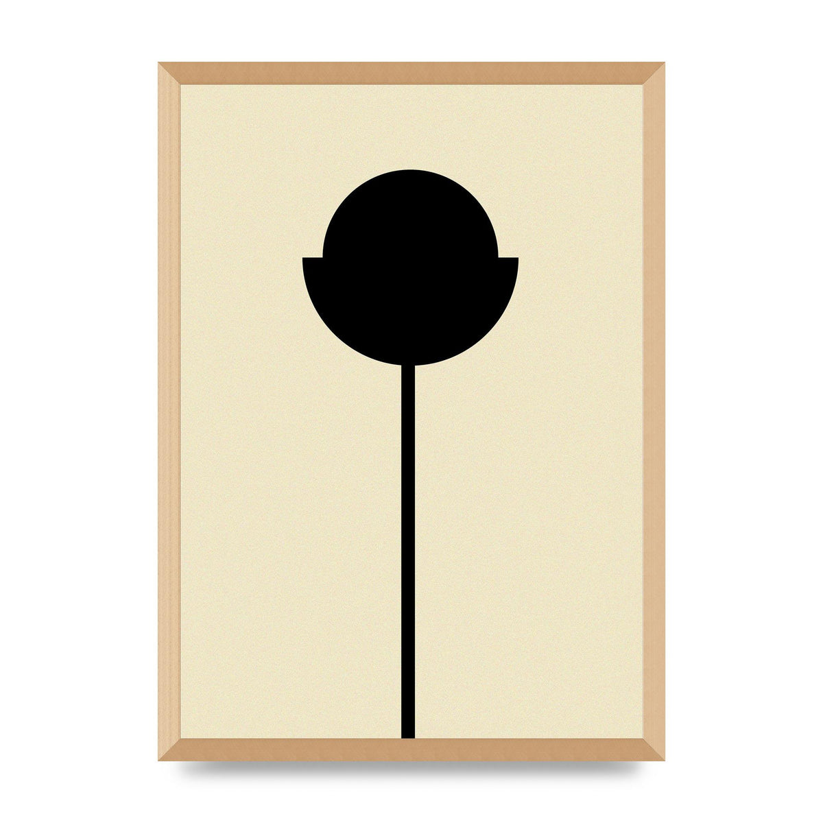 Abstract Flower Art For The Home - A2 framed