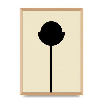 Abstract Flower Art For The Home - A2 framed
