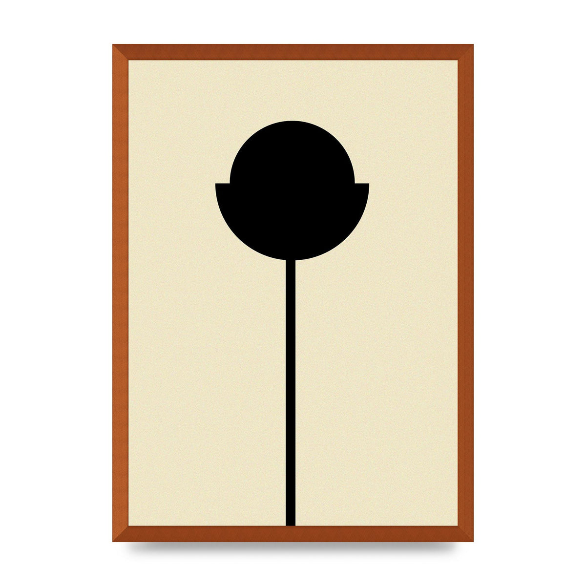 Abstract Flower Art For The Home - A2 framed