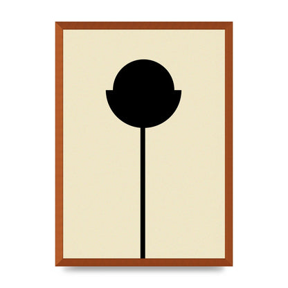 Abstract Flower Art For The Home - A2 framed