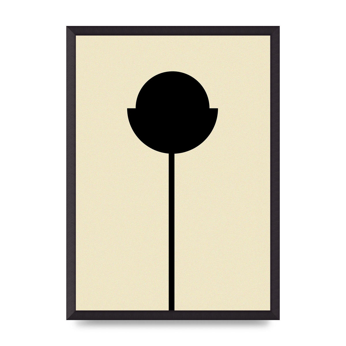 Abstract Flower Art For The Home - A2 framed