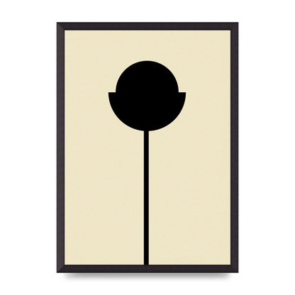Abstract Flower Art For The Home - A2 framed