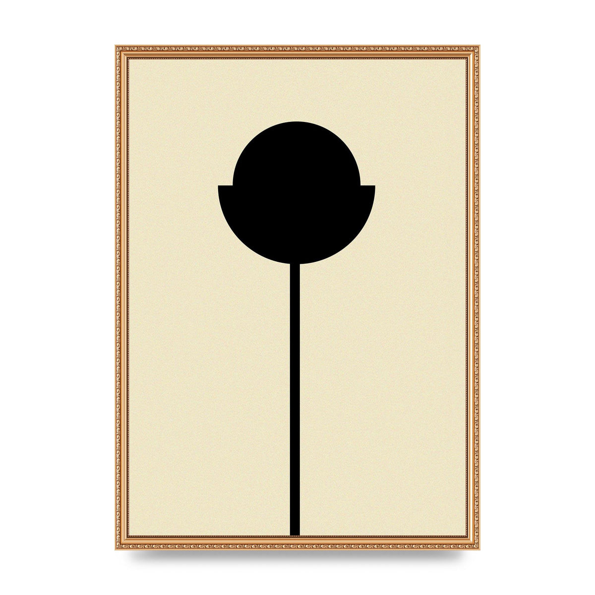 Abstract Flower Art For The Home - A2 framed