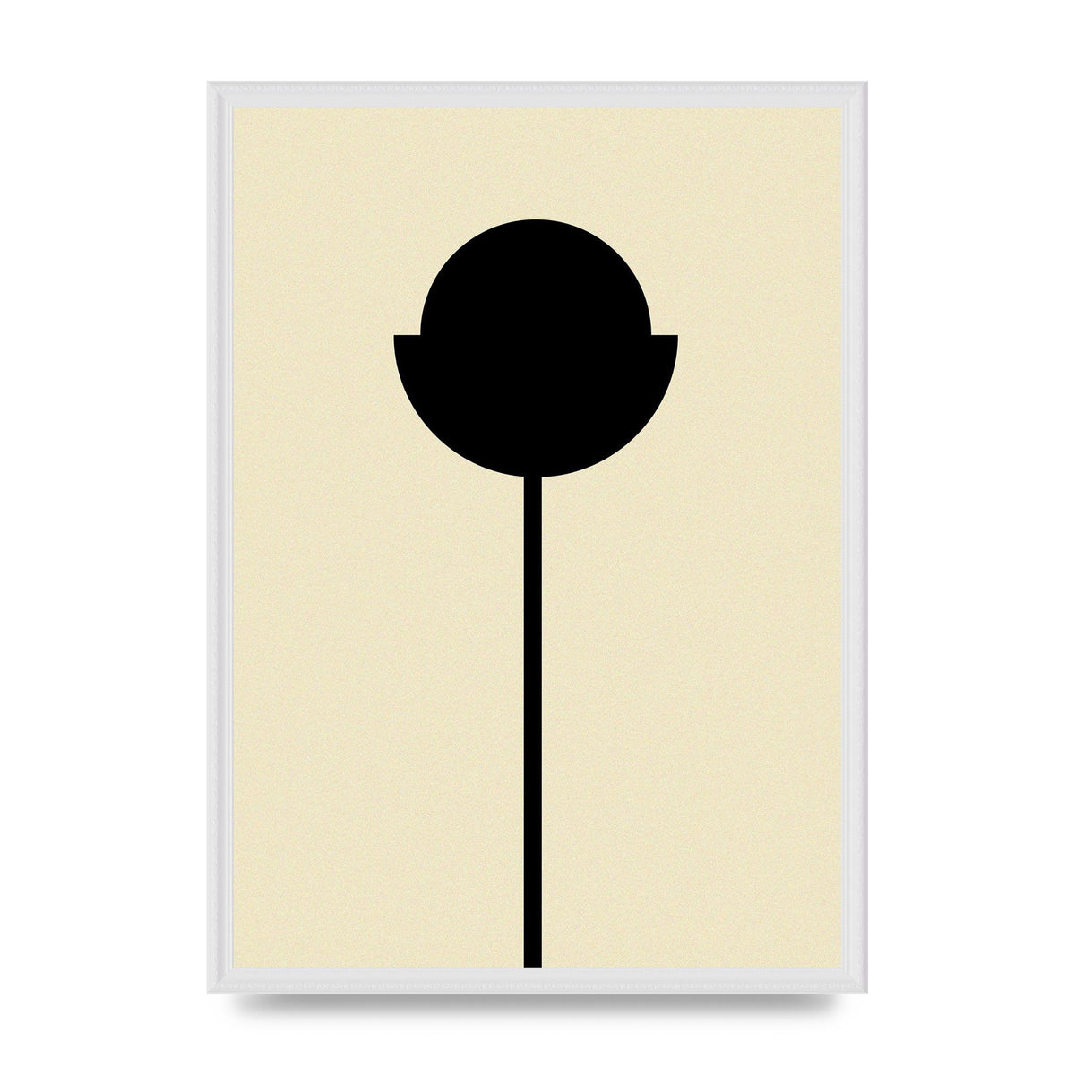 Abstract Flower Art For The Home - A2 framed