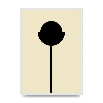 Abstract Flower Art For The Home - A2 framed