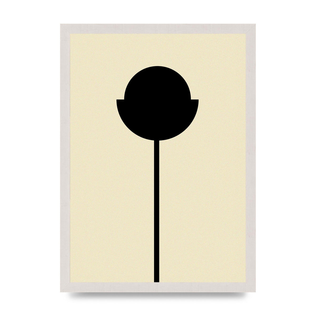 Abstract Flower Art For The Home - A3 framed