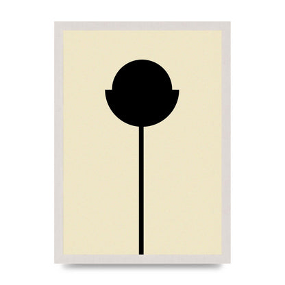 Abstract Flower Art For The Home - A3 framed