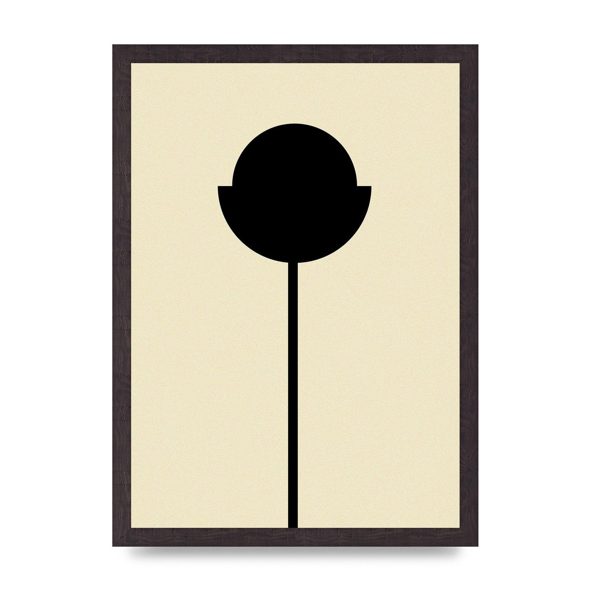 Abstract Flower Art For The Home - A3 framed
