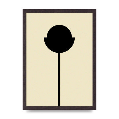 Abstract Flower Art For The Home - A3 framed