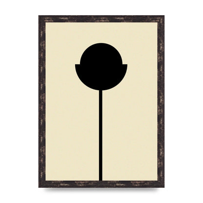 Abstract Flower Art For The Home - A3 framed