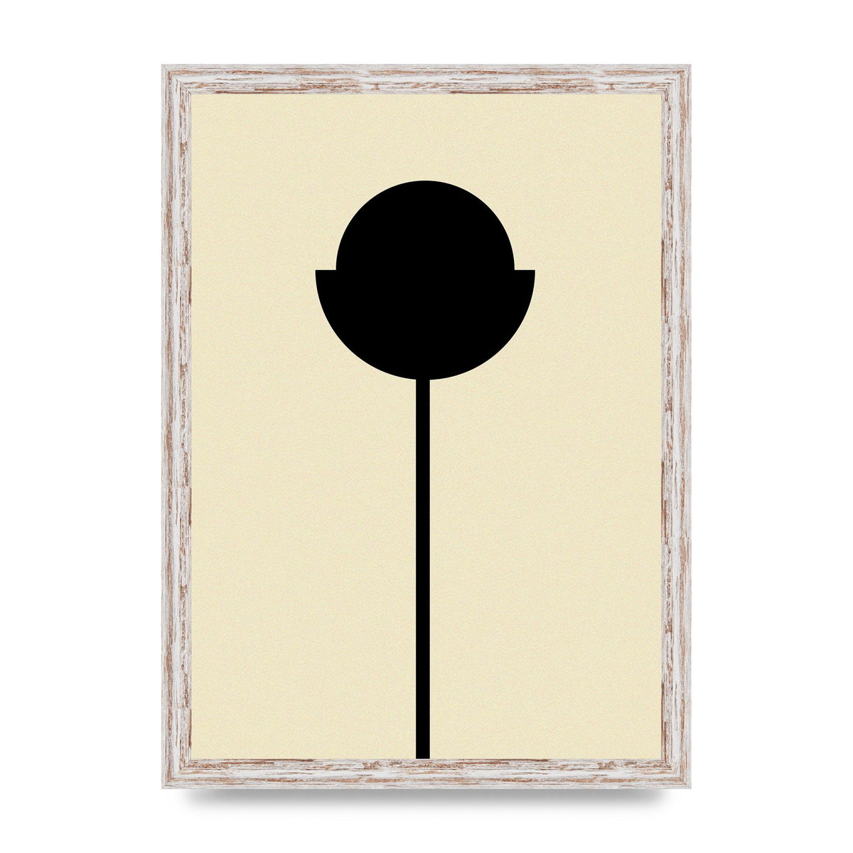 Abstract Flower Art For The Home - A3 framed