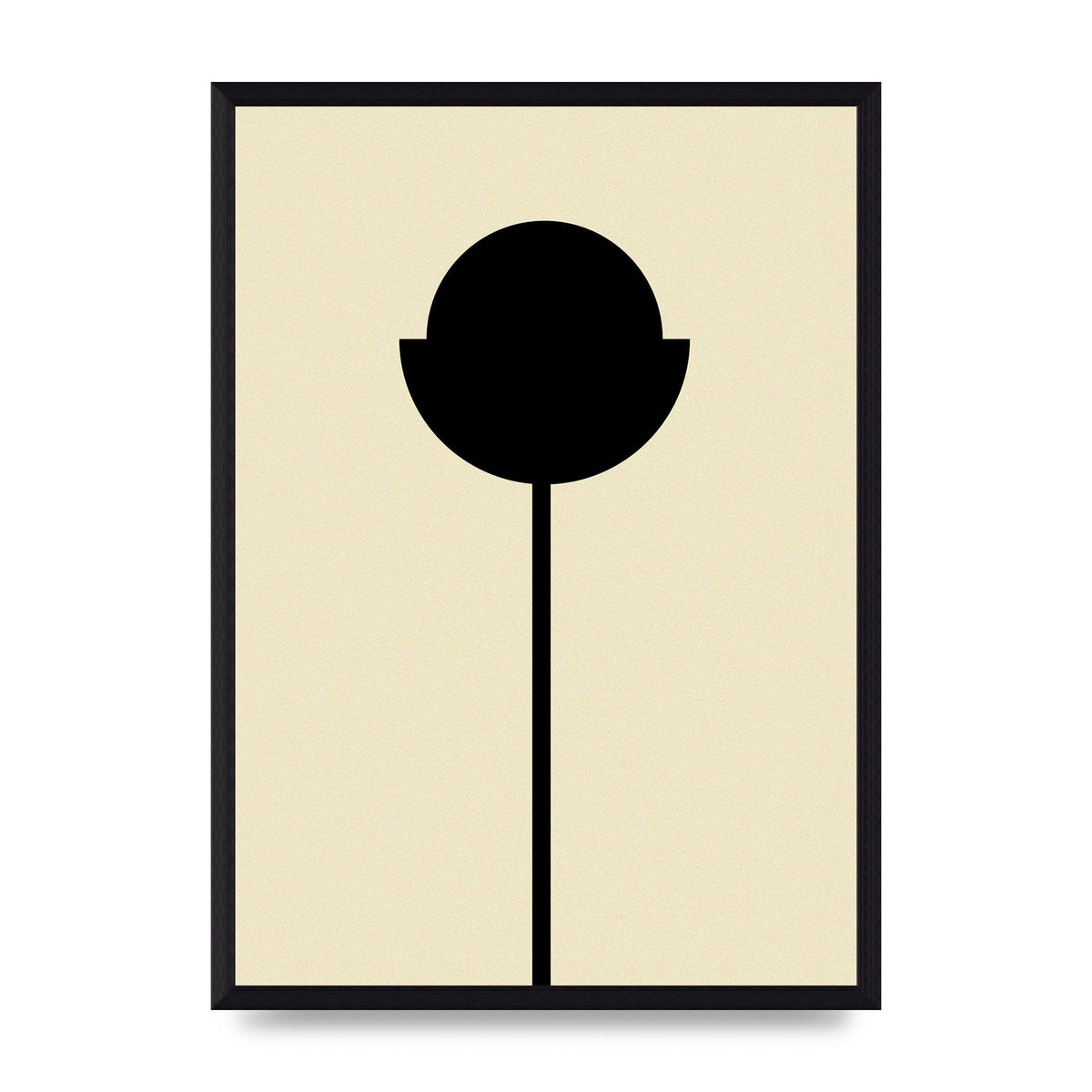 Abstract Flower Art For The Home - A3 framed
